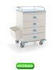 Stainless Steel Movable Hospital medical equipment trolley L630 x W540 x H635mm