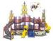 Schools Backyard Outside Metal Plastic Playgrounds Slide Train Equipments