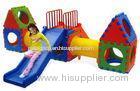 Kids Outdoor Commercial Plastic Playground Slide Equipments