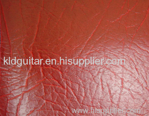 KLDguitar British style red levant tolex covering guitar and bass amp cabinet