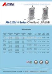AM-2200/10 seriesc/ ku-band LNA/LNB(amplus)