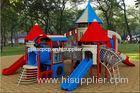 2014 Newest Novel Kids Outdoor Playground Equipment Galvanized steel for Kindergarten / club / hotel