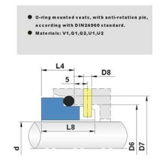 silicon carbide Mating ring LD