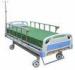 Hand Operated Manual Crank Adjustable Medical Beds With Al-Alloy Side Rails