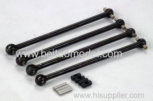 Axle shaft assembly for rc car with 29cc petrol engine