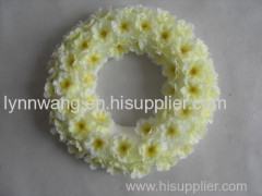 yellow artificial hanging sunflower ball