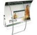 Large Trade Show Fabric Banner Stand Displays Curtain Walls