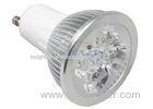 Aluminum High Power 4W Brightest Led GU10 Spotlight Bulb 50 - 60HZ With Long Lifespan