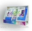 Attractive design flooring books Cardboard Counter Displays tiered cake stands racks