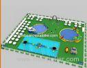 OEM outdoor Inflatable Water Park Games / inflatable frame pool For adults