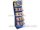 Retail Power wing stock pop Cardboard Floor Displays stands for cosmetics