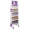 E Grade Corrugated Cardboard Beverage Display Racks For Retail Stores With Oil Printing