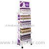 E Grade Corrugated Cardboard Beverage Display Racks For Retail Stores With Oil Printing