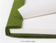 classical / wool felt / lace up paper note book