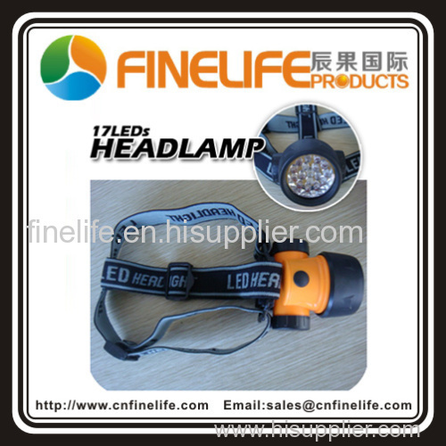 Hot selling 17 LED headlamp