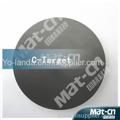 Diameter 60mm C target 99.99%--Carbon target--sputtering target(Mat-cn)