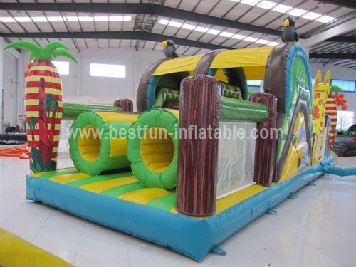 Amzing giraffe inflatable obstacle for sale