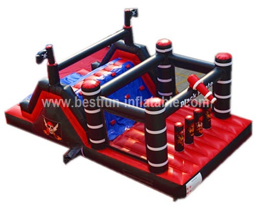 Cheap china inflatable obstacle course for kids and adult