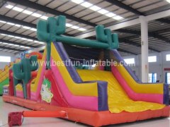 Hot Cowboy Inflatable Obstacle Commercial Playground