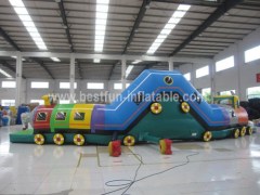 Inflatable Caterpillar Tunnel With Slide