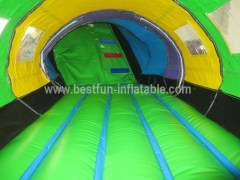 Inflatable Caterpillar Tunnel With Slide