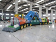 Inflatable Caterpillar Tunnel With Slide