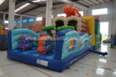 New design inflatable obstacle courses in oceanic style