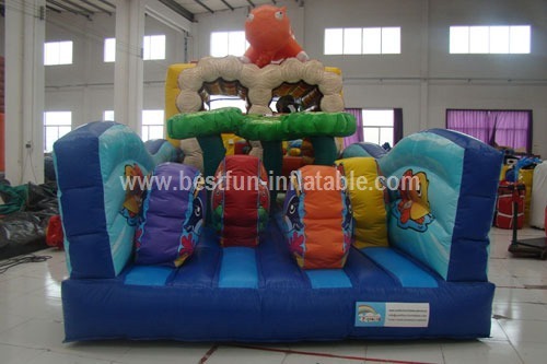 New design inflatable obstacle courses in oceanic style