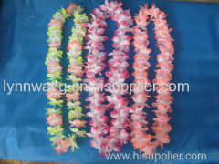 silk hawaii garland Decorative Flowers