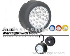 Hot selling 24 led working light with hook