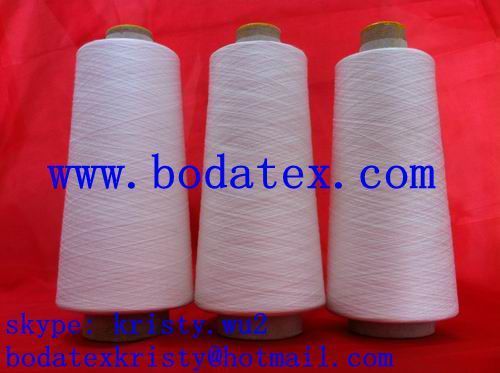 raw white 100% polyester yarn spun for wholesale