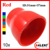 SALENT High Temp Reinforced Silicone Reducer Hoses ID57-51
