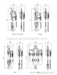 manual chain hoist 0.25T to 10T