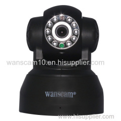 Wireless Indoor Infrared 2 Audio Internet Wifi Surveillance with TF Card storageIP Camera