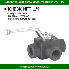HYDAC standard BK3-NPT3/4 female thread ball valve