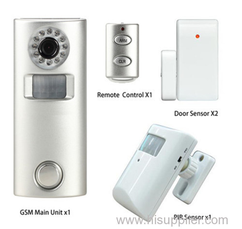 Camera Recording GSM Alarm System