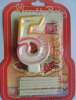 Birthday candle birthday candle factory direct suit 6 candles digital 6 torus