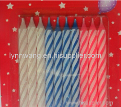 Blister card packaging birthday candles 10 birthday candles birthday candle wholesale