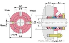 CURC Single Cartridge mechanical Seal -industrial pump seal cartridge mechanical seal