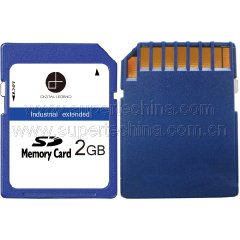 Industrial extended temperature SD card
