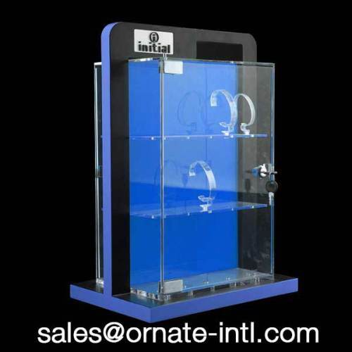 Bespoke wholesale acrylic MDF watch display stand watch display case