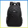 School bag supplier hot sale black laptop polyester backpack