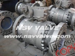 Cast steel reduce bore ball valve