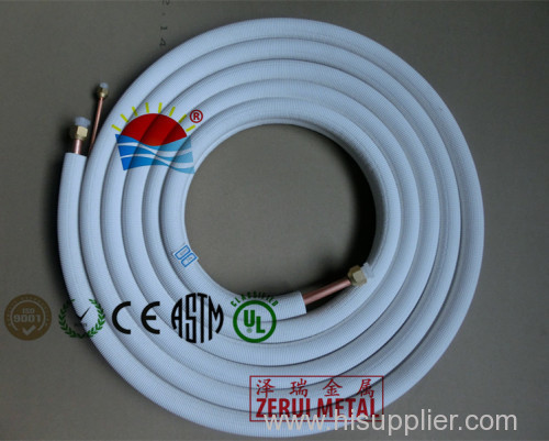 25ft insulated copper line set with refrigeration copper tubing 3/8+3/4