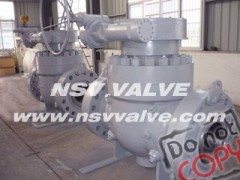 Cast top entry ball valve