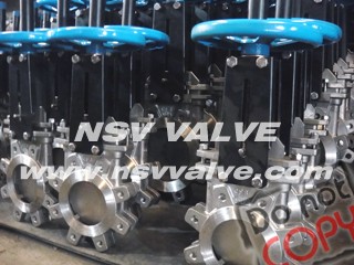 Stainless steel Lug type knife gate valve