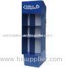 6 Cells 157g Art Paper / Corrugated Cardboard Display Stands Glossy Lamination For Retail Promotion
