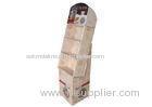 Fashion folding portable Corrugated Cardboard Display Stand ENTD003 with showcases