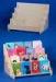 Corrugated paper countertop Counter Display Racks Recyclable with Embossing
