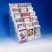 Eco - friendly custom pop UV coating shop counters hanging display rack with unique design